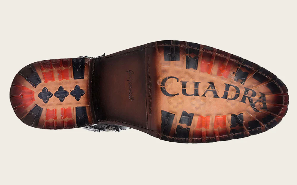 Urban dark brown exoltic boot