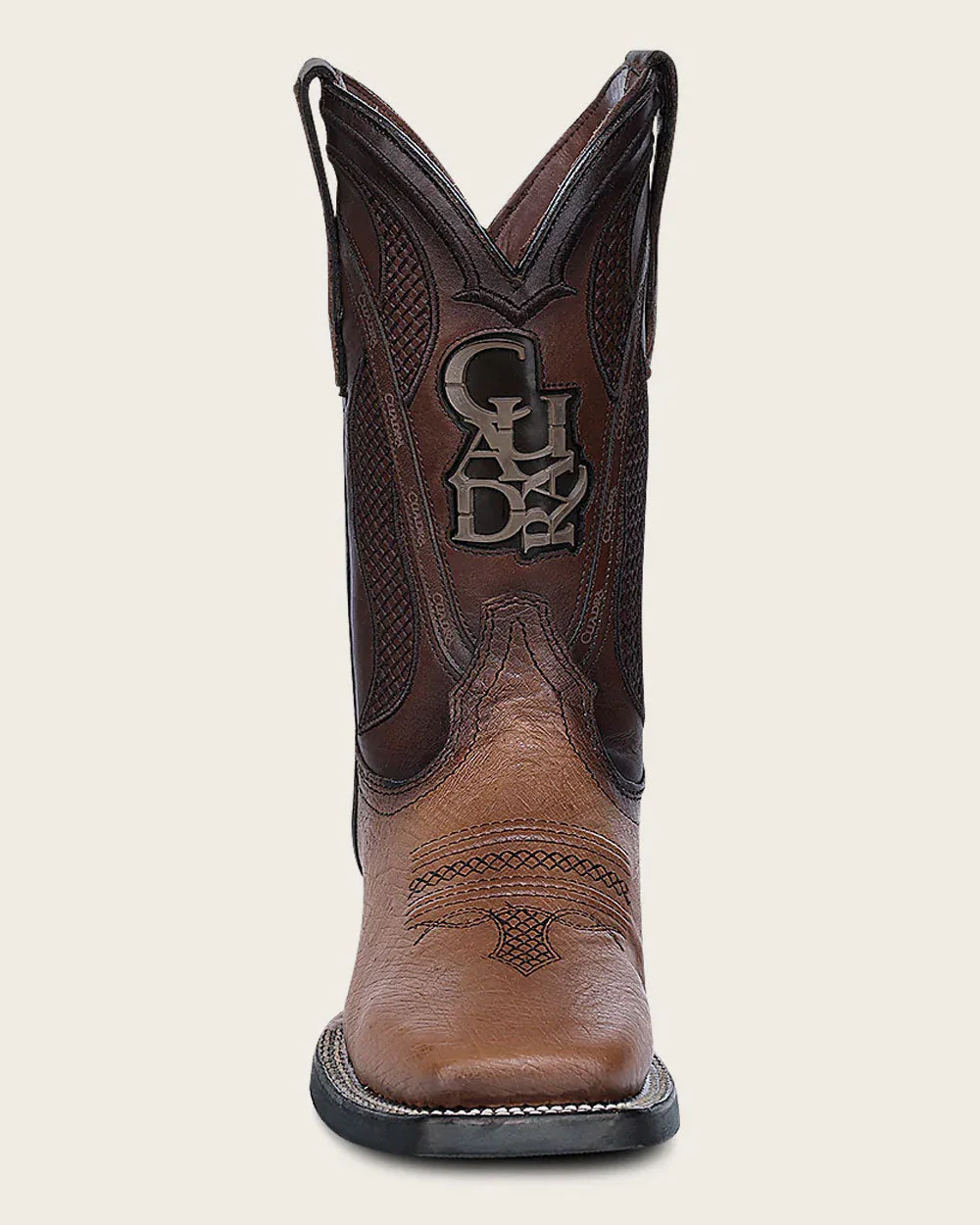 Handcrafted Honey Ostrich Rodeo Cowboy Boots