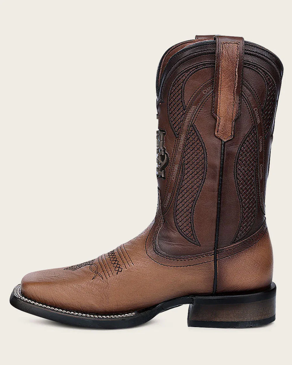 Handcrafted Honey Ostrich Rodeo Cowboy Boots