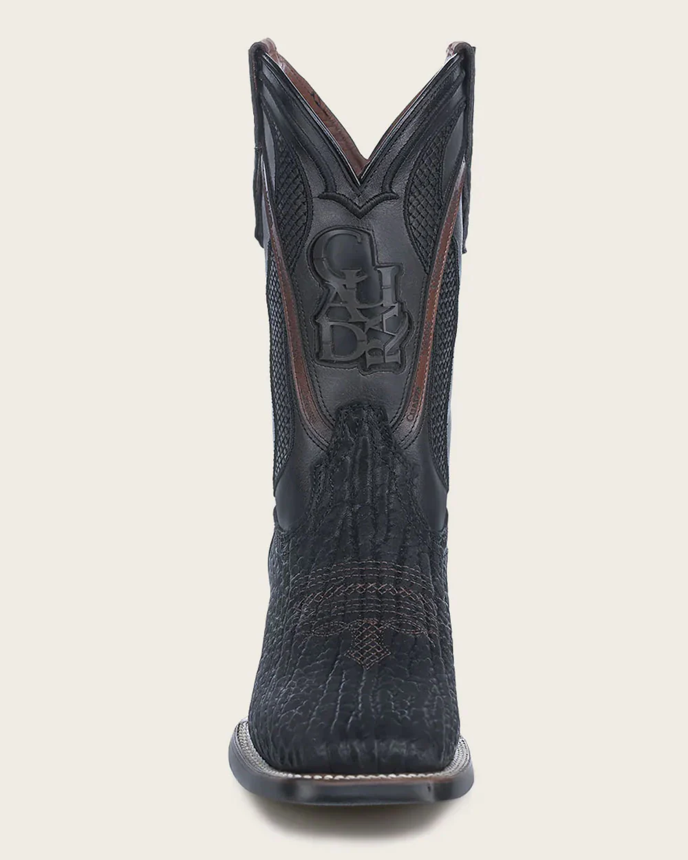 Handcrafted Oxford Black Rodeo Cowboy Boots