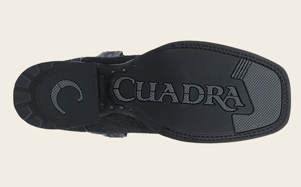 Handcrafted Oxford Black Rodeo Cowboy Boots