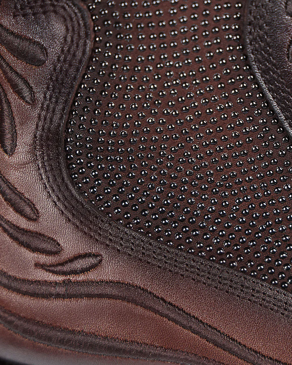 Ankle embroidery brown bootie 3 Ankle embroidery brown bootie