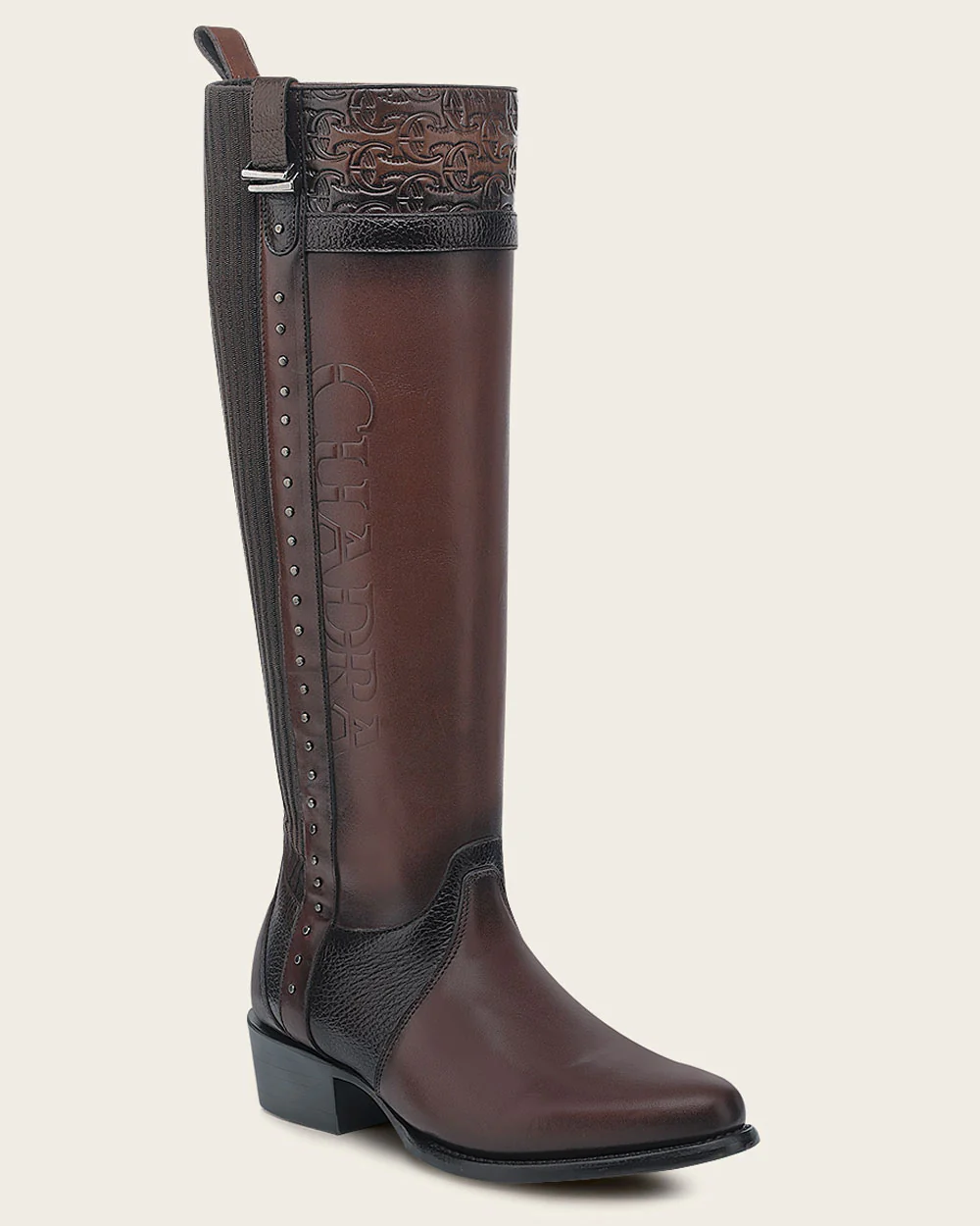 Riding style brown bovine boot 12 Riding style brown bovine boot