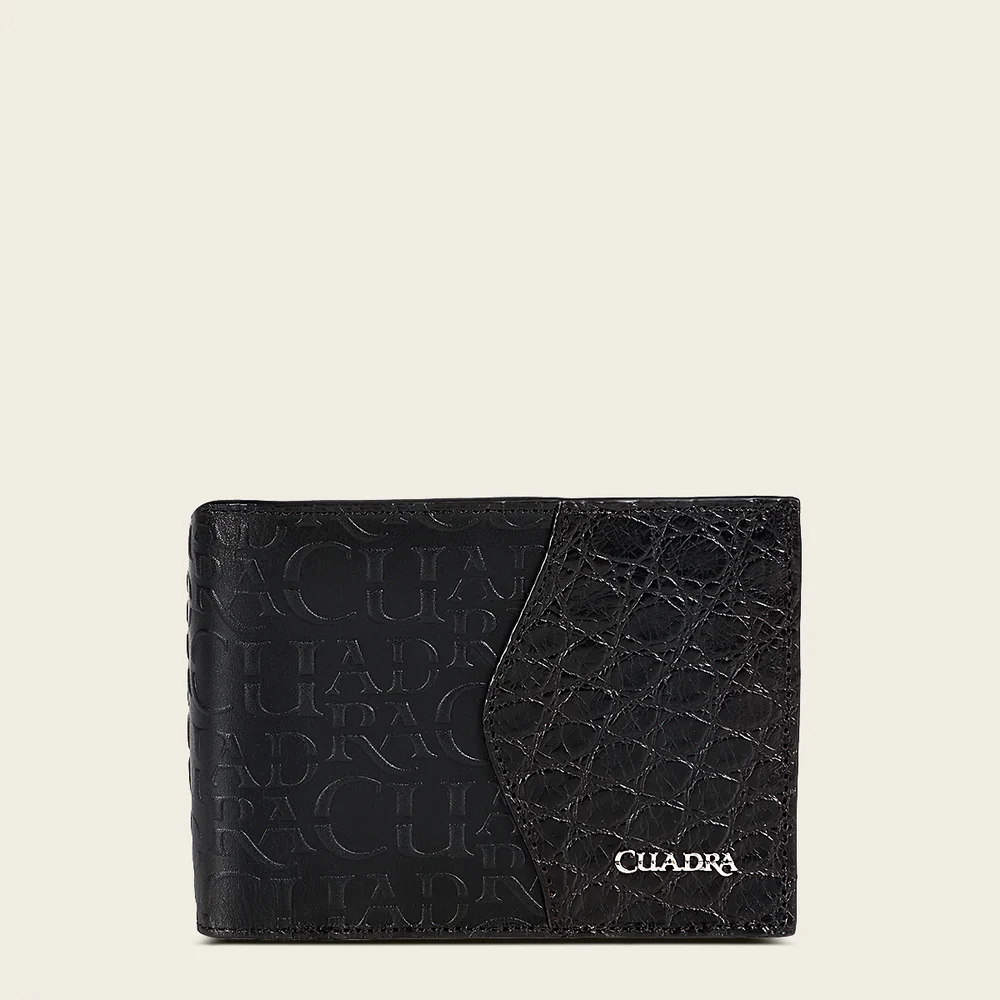 Black bifold exotic wallet 11 Black bifold exotic wallet