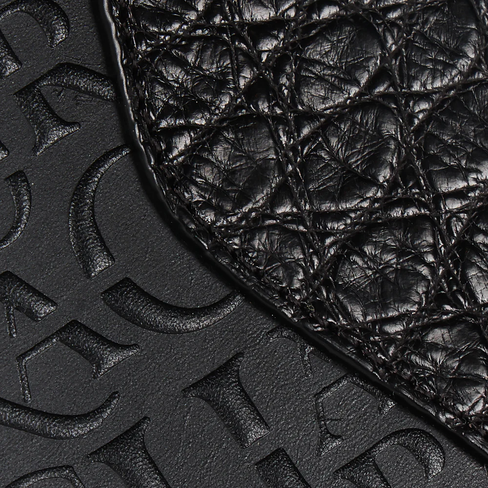 Black bifold exotic wallet 3 Black bifold exotic wallet