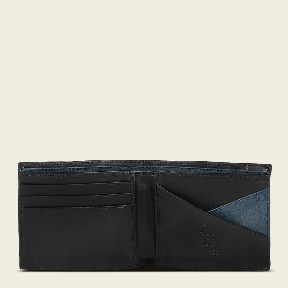 Black bifold exotic wallet 5 Black bifold exotic wallet