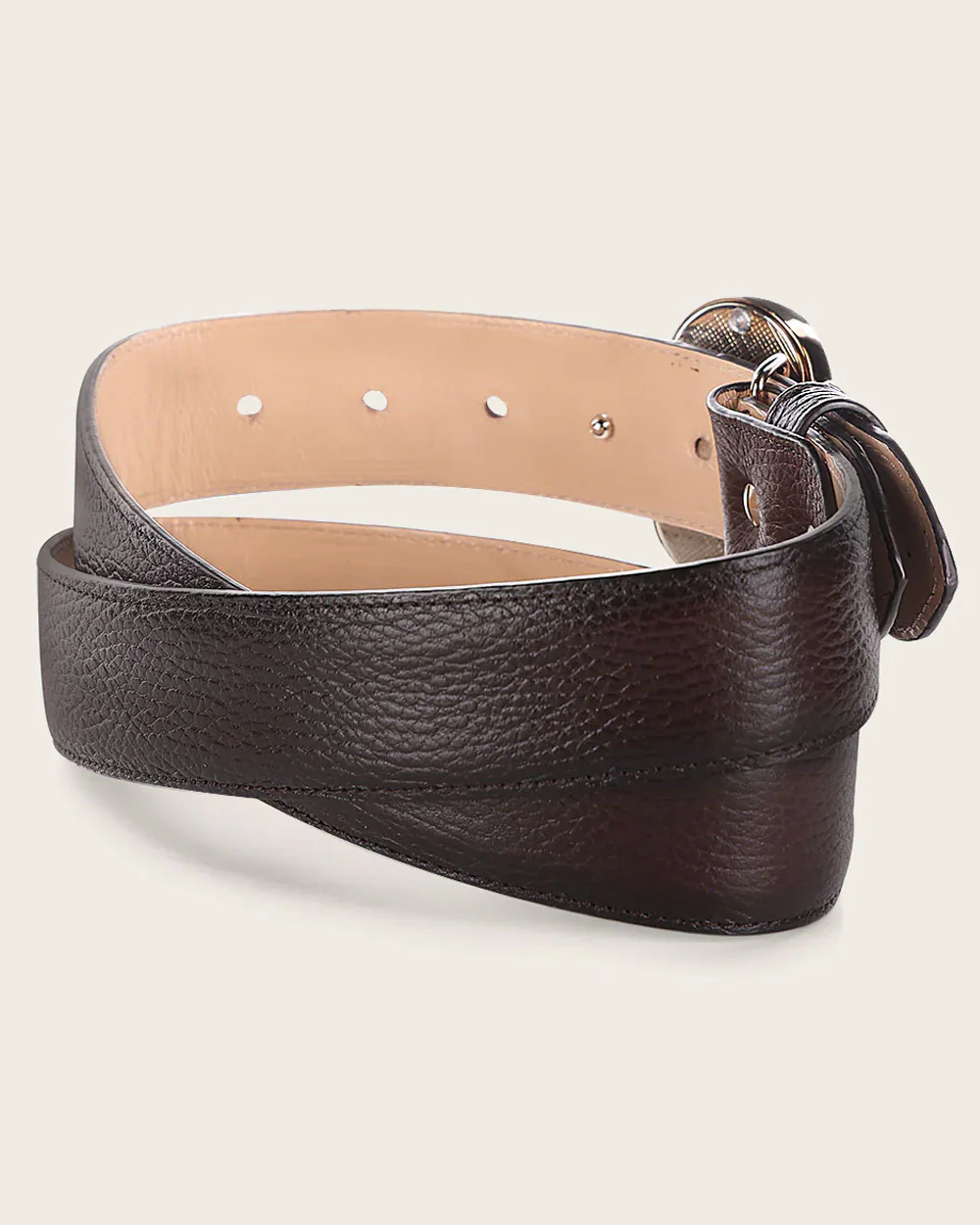 Brown elegant belt