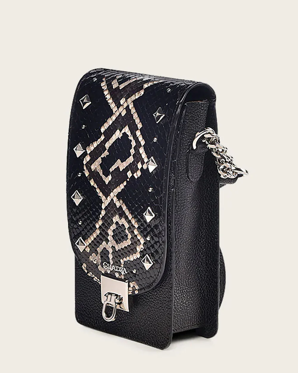 Black cell phone handbag