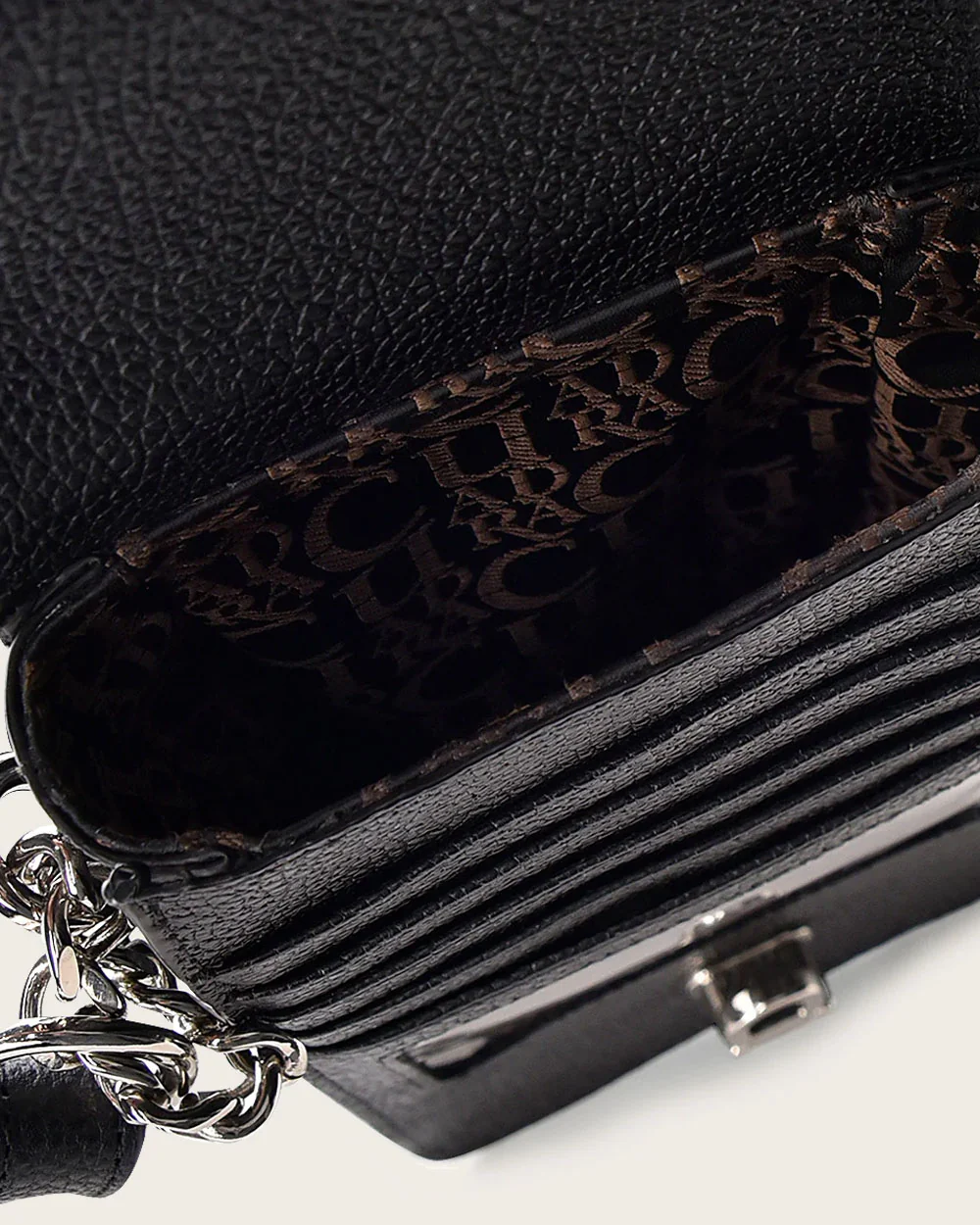 Black cell phone handbag