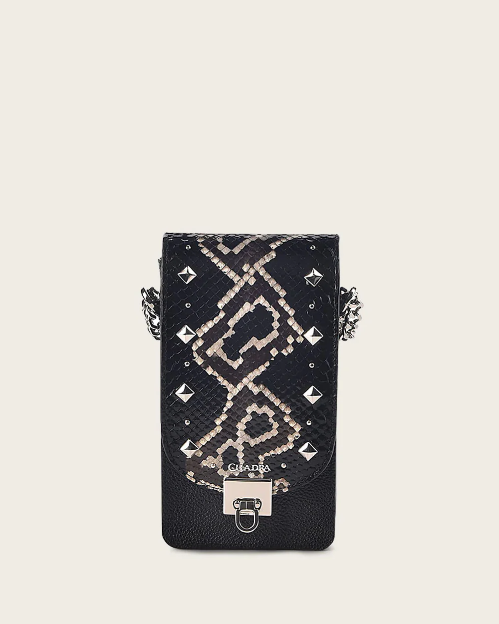 Black cell phone handbag