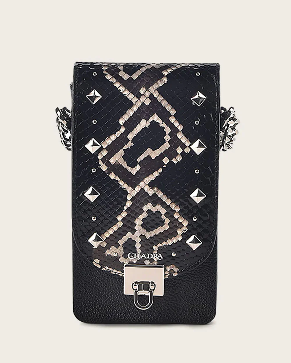 Black cell phone handbag