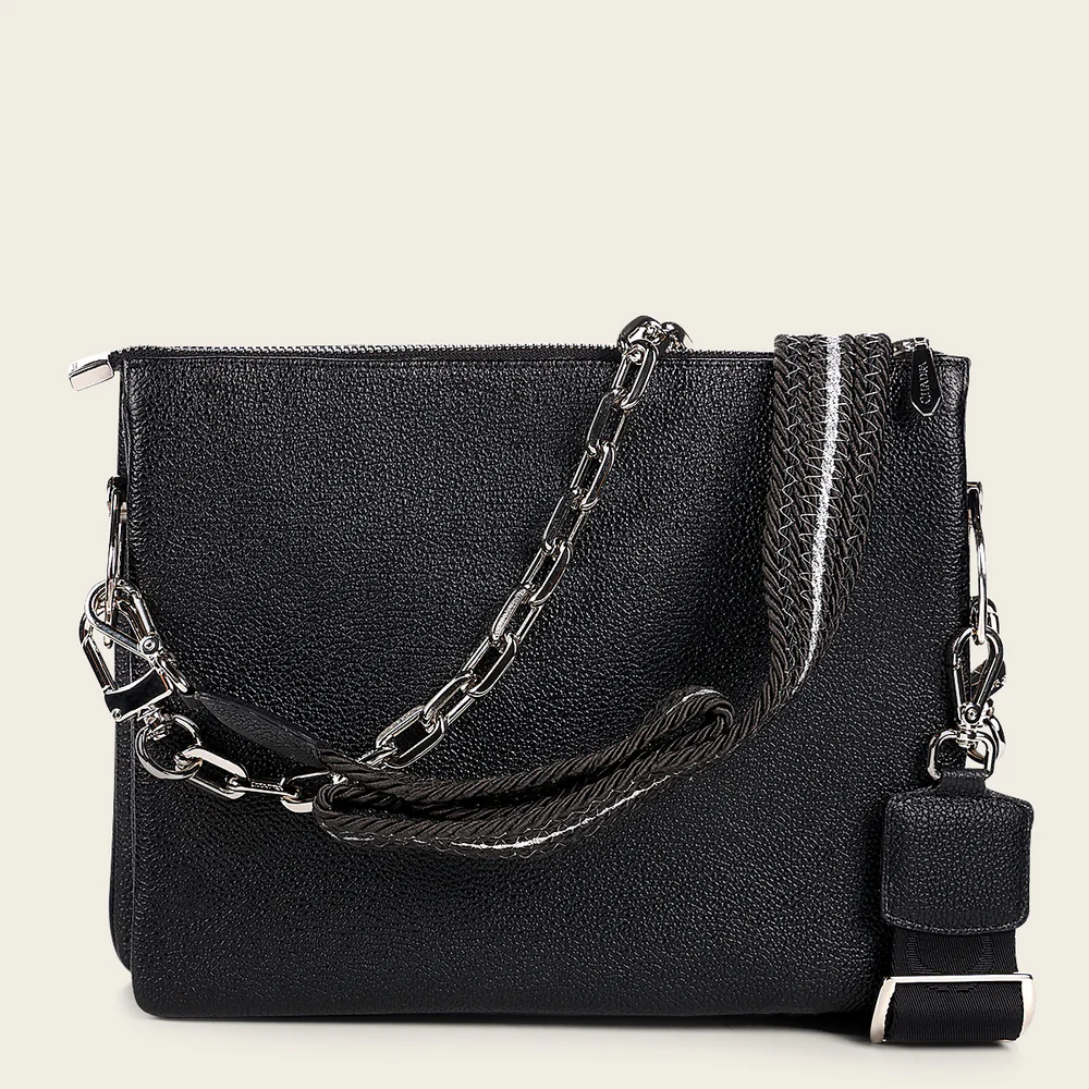 Black exotic slim crossbody handbag 19 Black exotic slim crossbody handbag