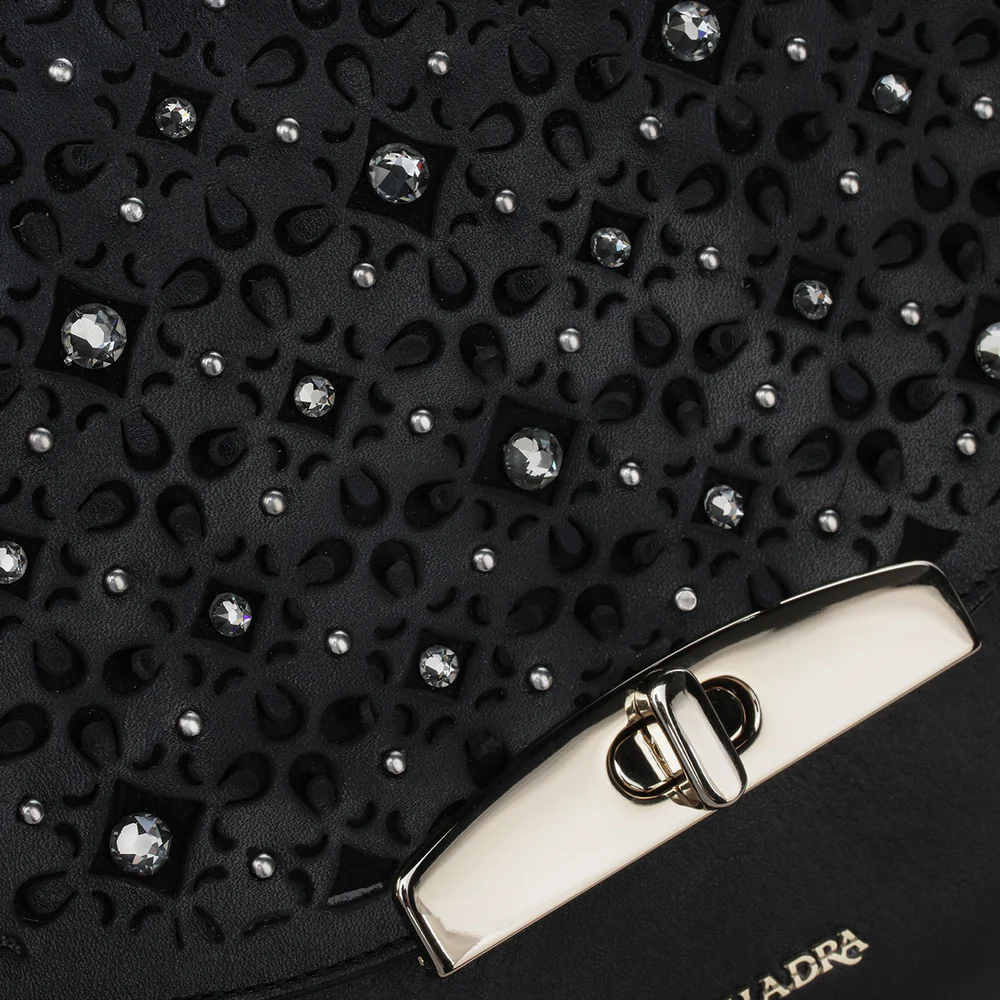 Black bovine shoulder handbag 3 Black bovine shoulder handbag