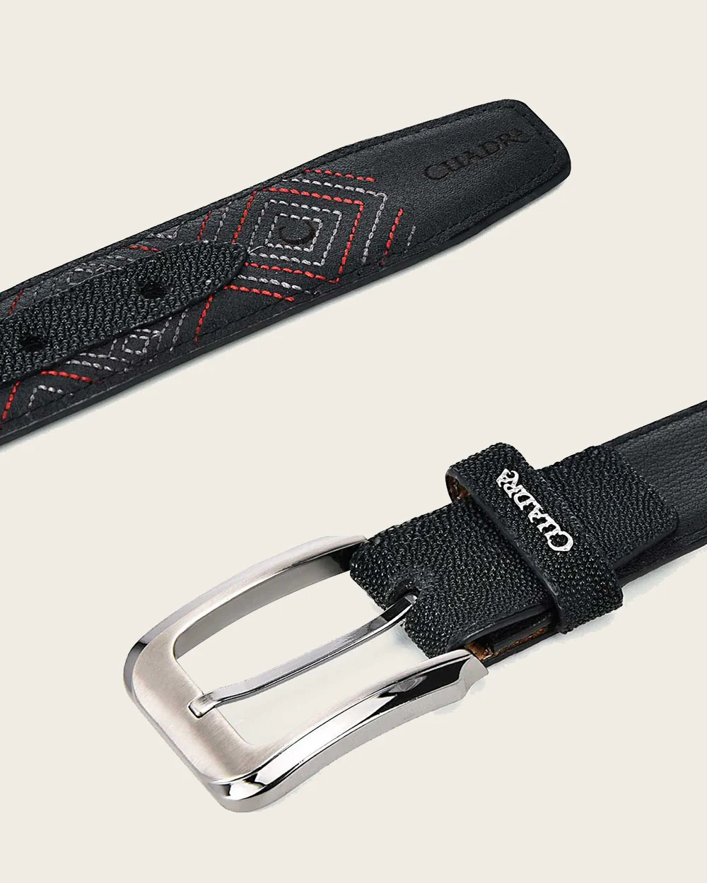 Black emroidered Belt