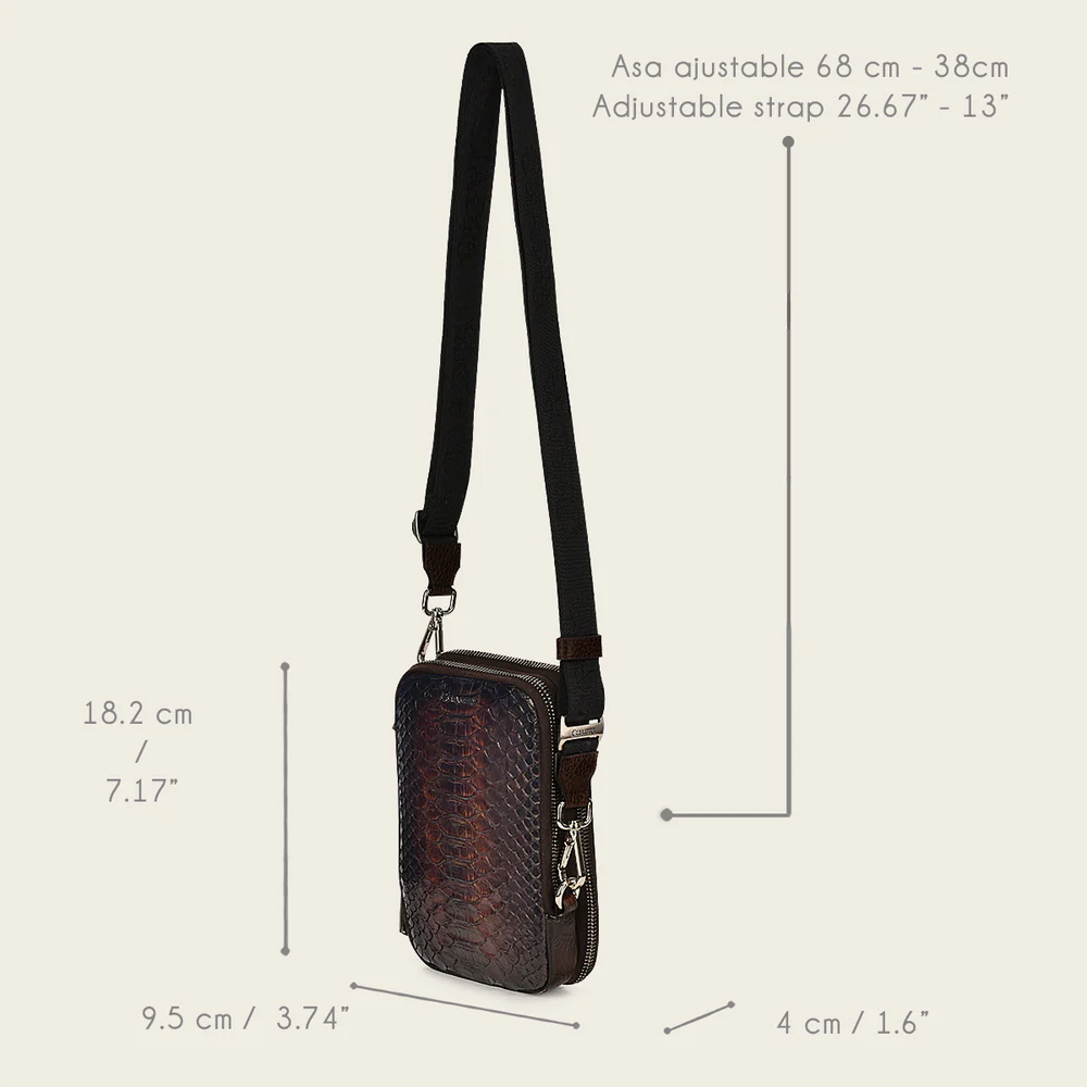 Dark Brown phone holder bag