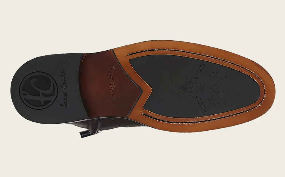 Urban Dark Brown Deer Leather Dress Boots 8 Urban Dark Brown Deer Leather Dress Boots