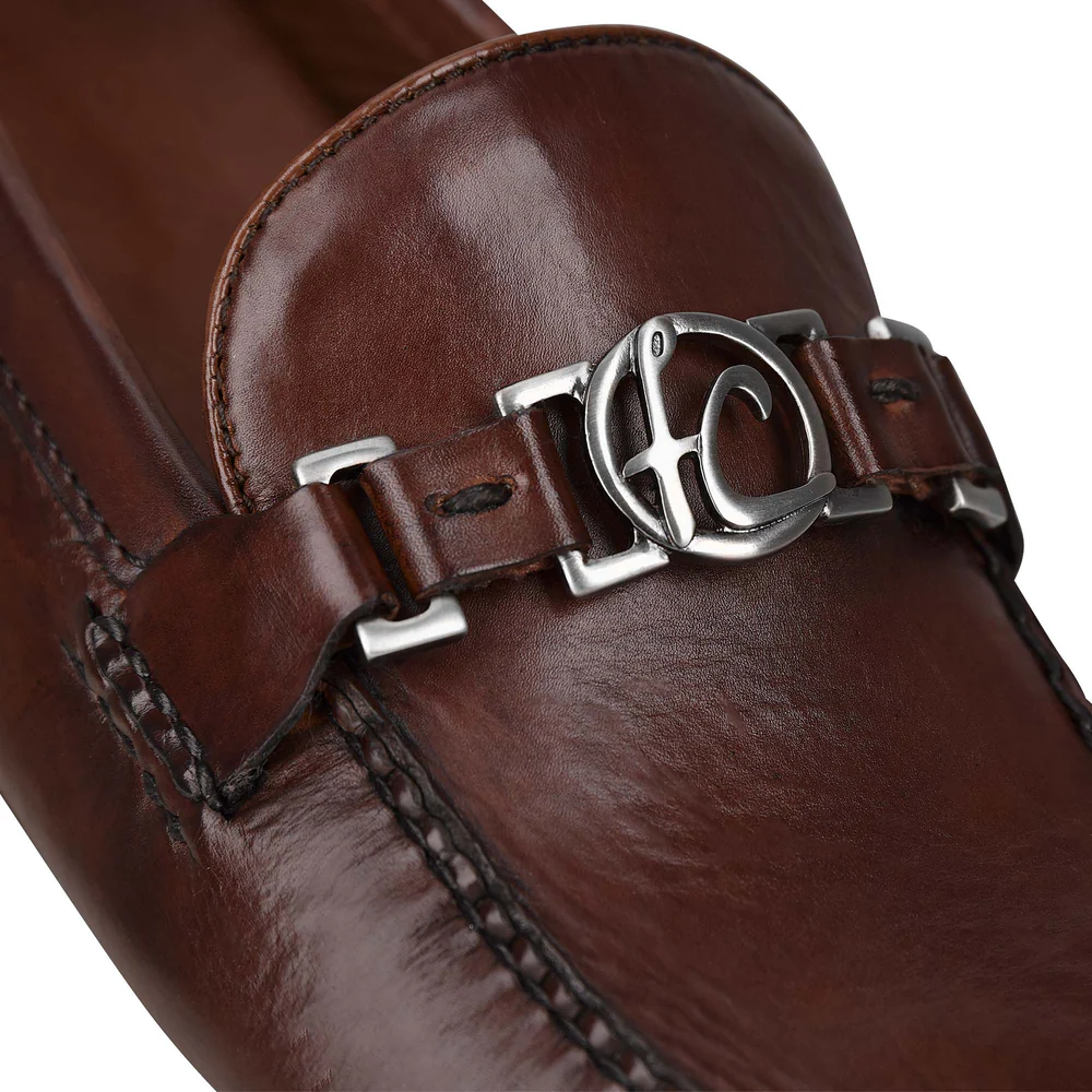 Handcrafted Brown Leather Drivers