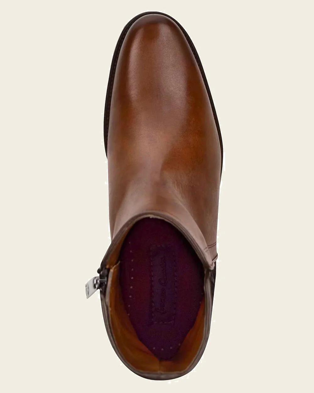 Handwoven Honey Leather Dress Boots