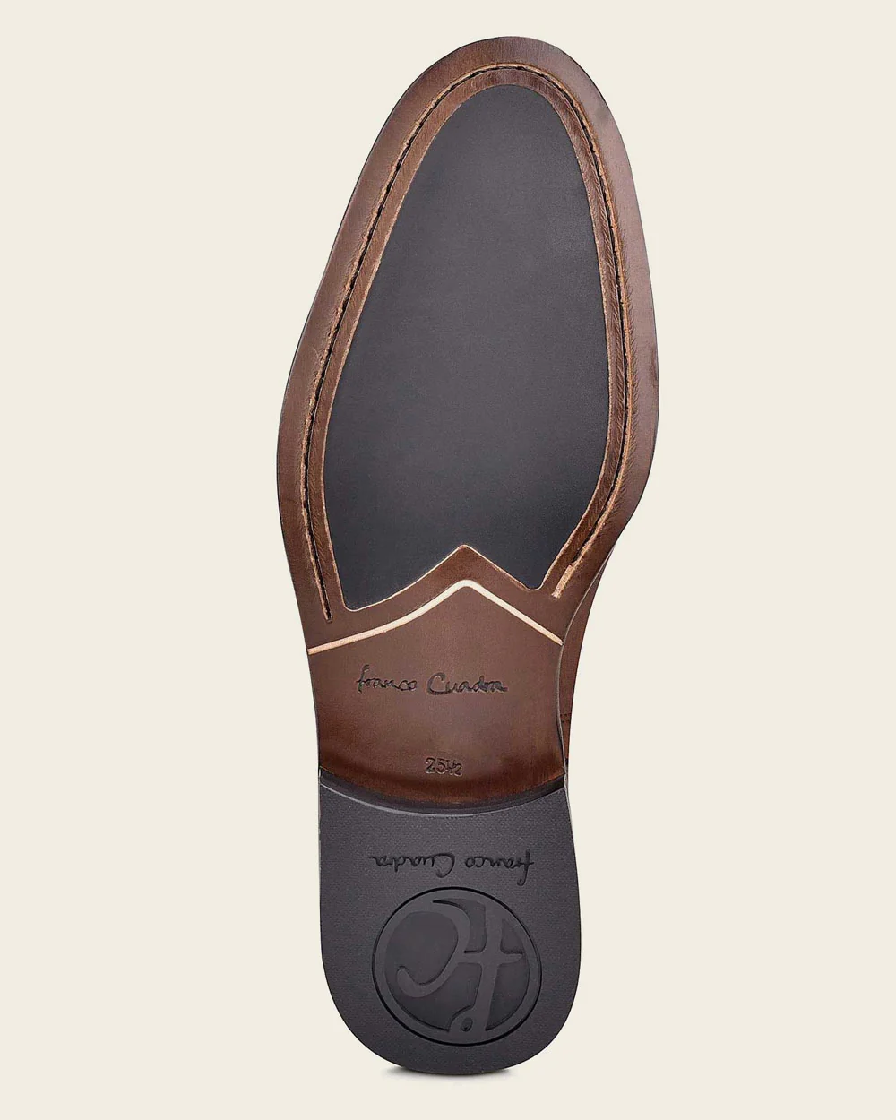 Handwoven Honey Leather Dress Boots