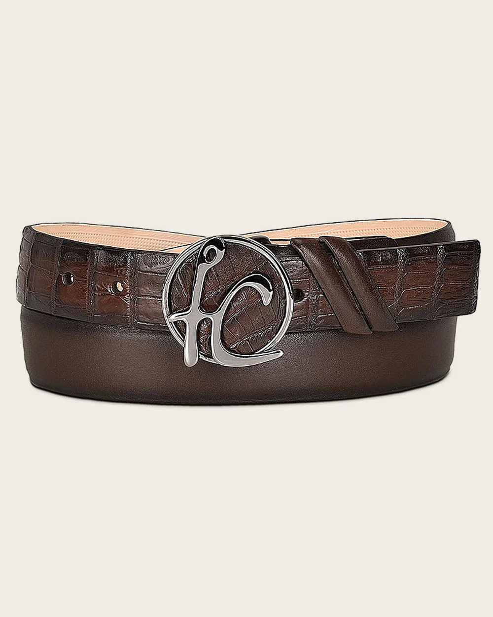 Brown cayman belt 10 Brown cayman belt