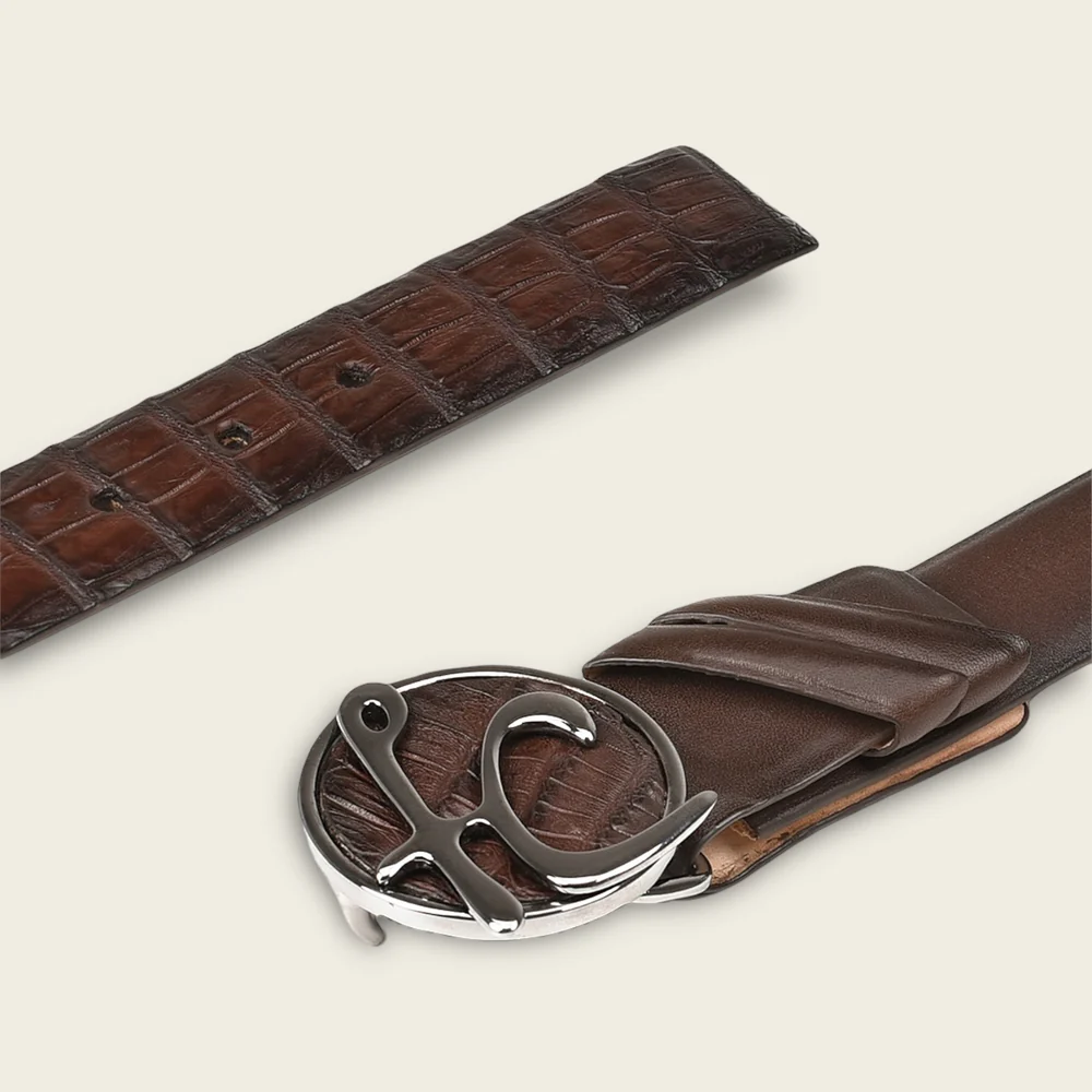 Brown cayman belt 5 Brown cayman belt