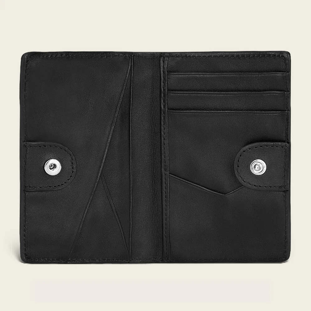 Black exotic card wallet