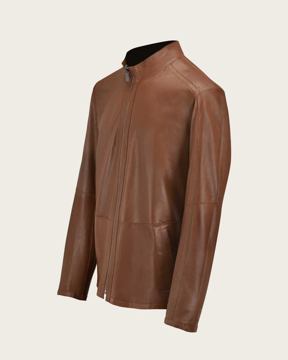 Brown reversible jacket