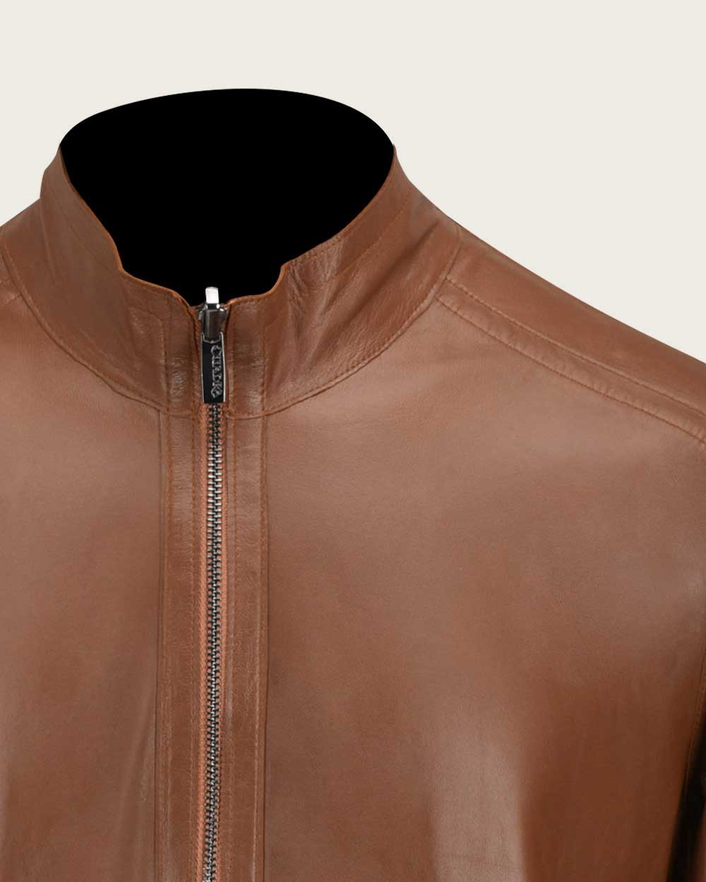 Brown reversible jacket