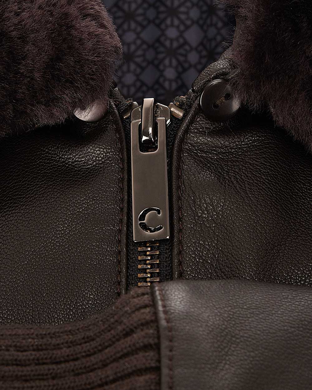 Brown fur collar jacket 3 Brown fur collar jacket