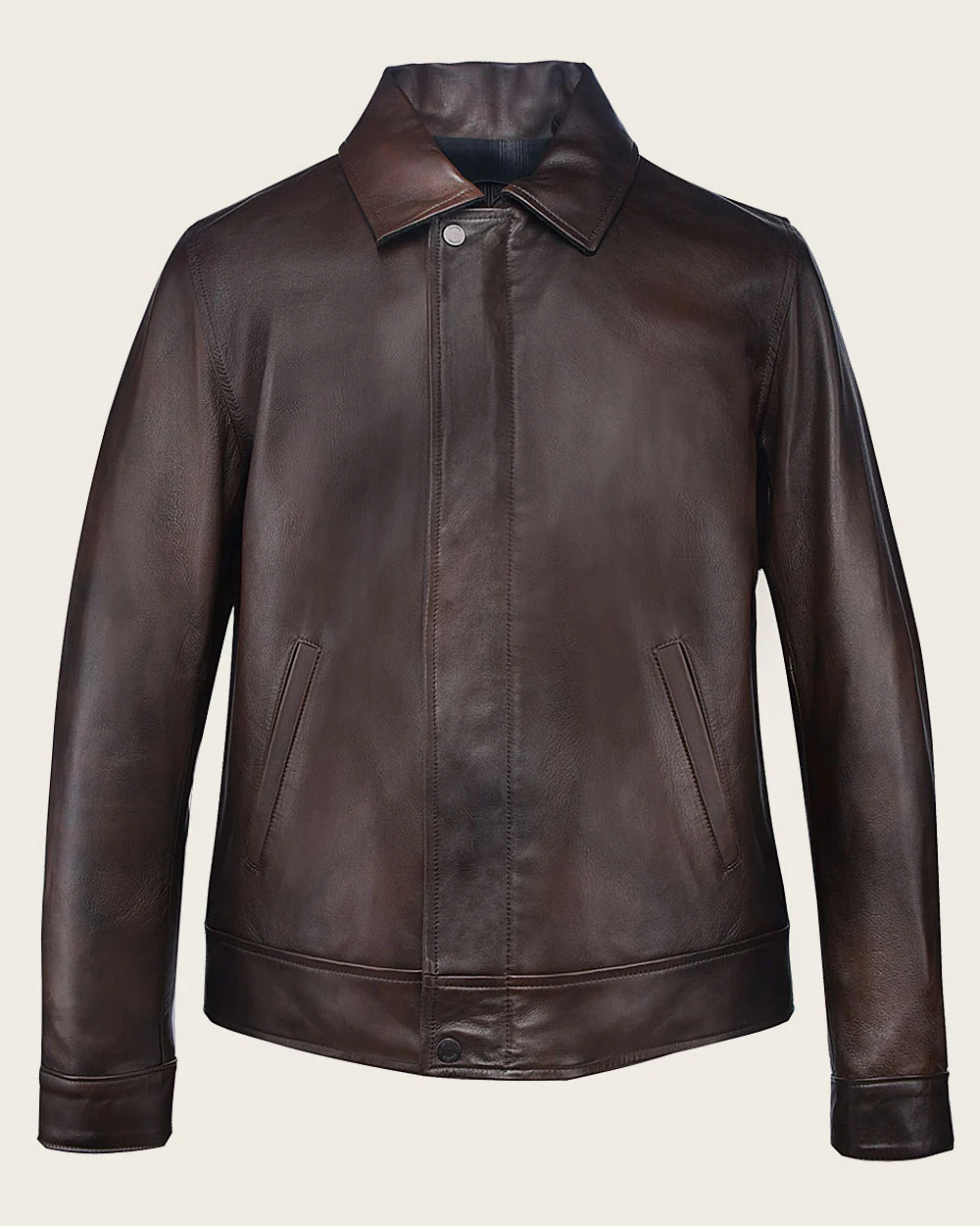 Brown ovine minimalistic jacket 5 Brown ovine minimalistic jacket