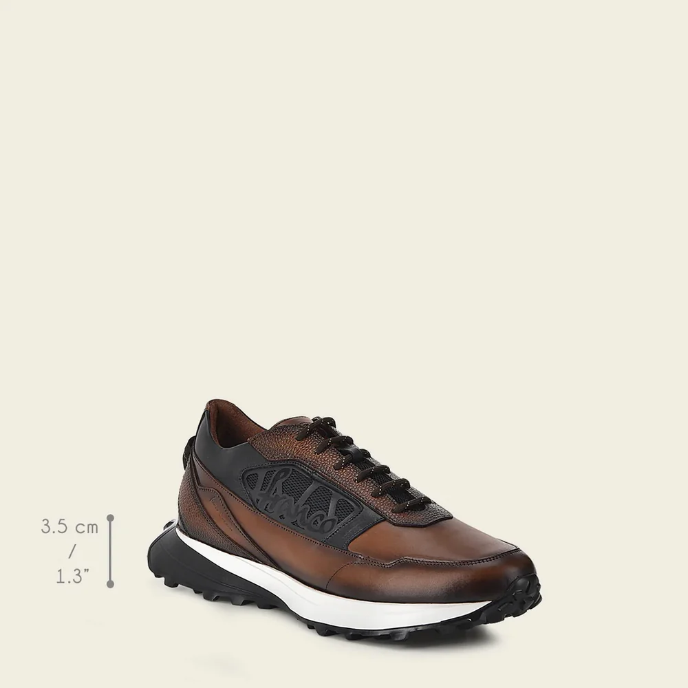 Sneakers brown weightless sole bovine leather