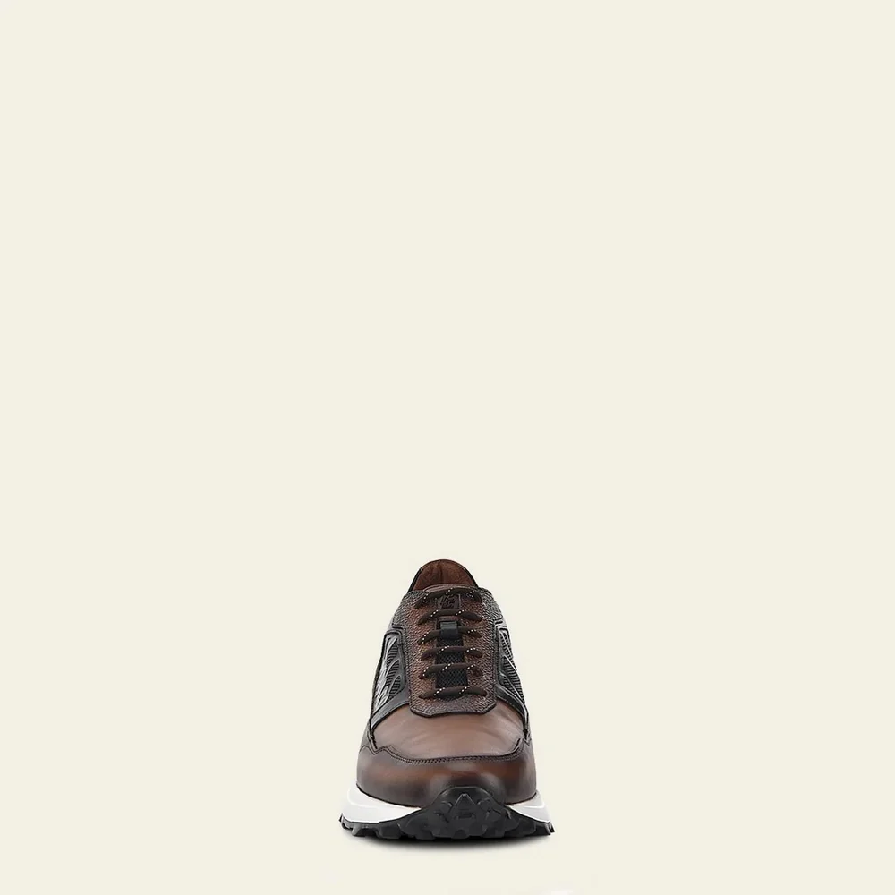 Sneakers brown weightless sole bovine leather