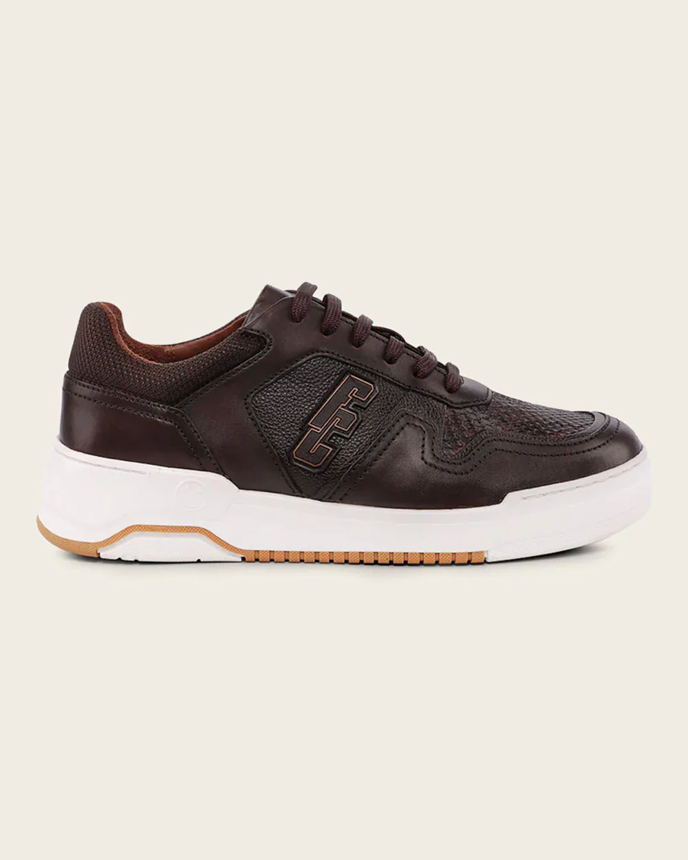 Sneakers dark brown exotic leather 7 Sneakers dark brown exotic leather