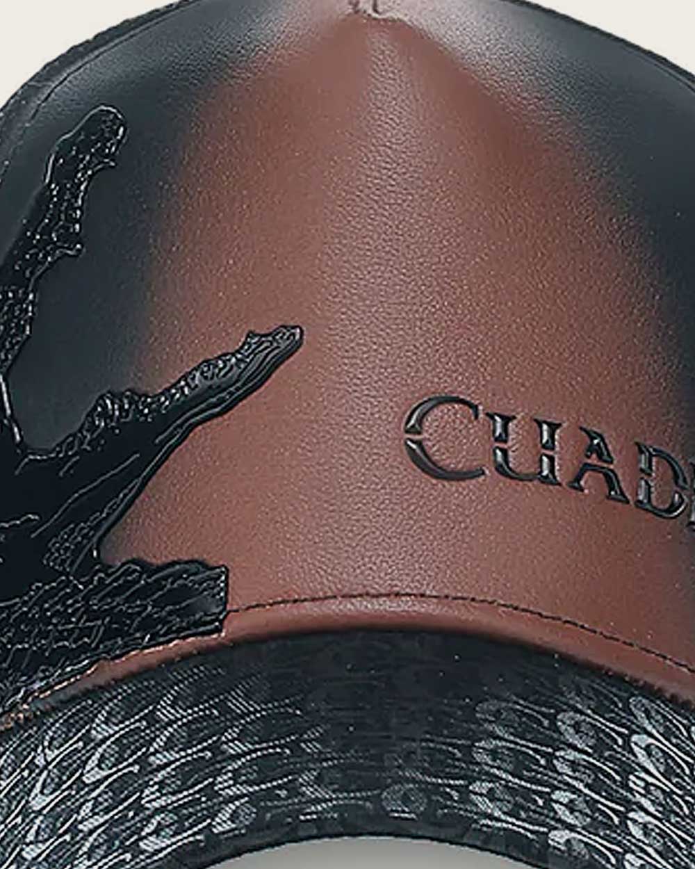 Brown alligator inspiration cap 10 Brown alligator inspiration cap