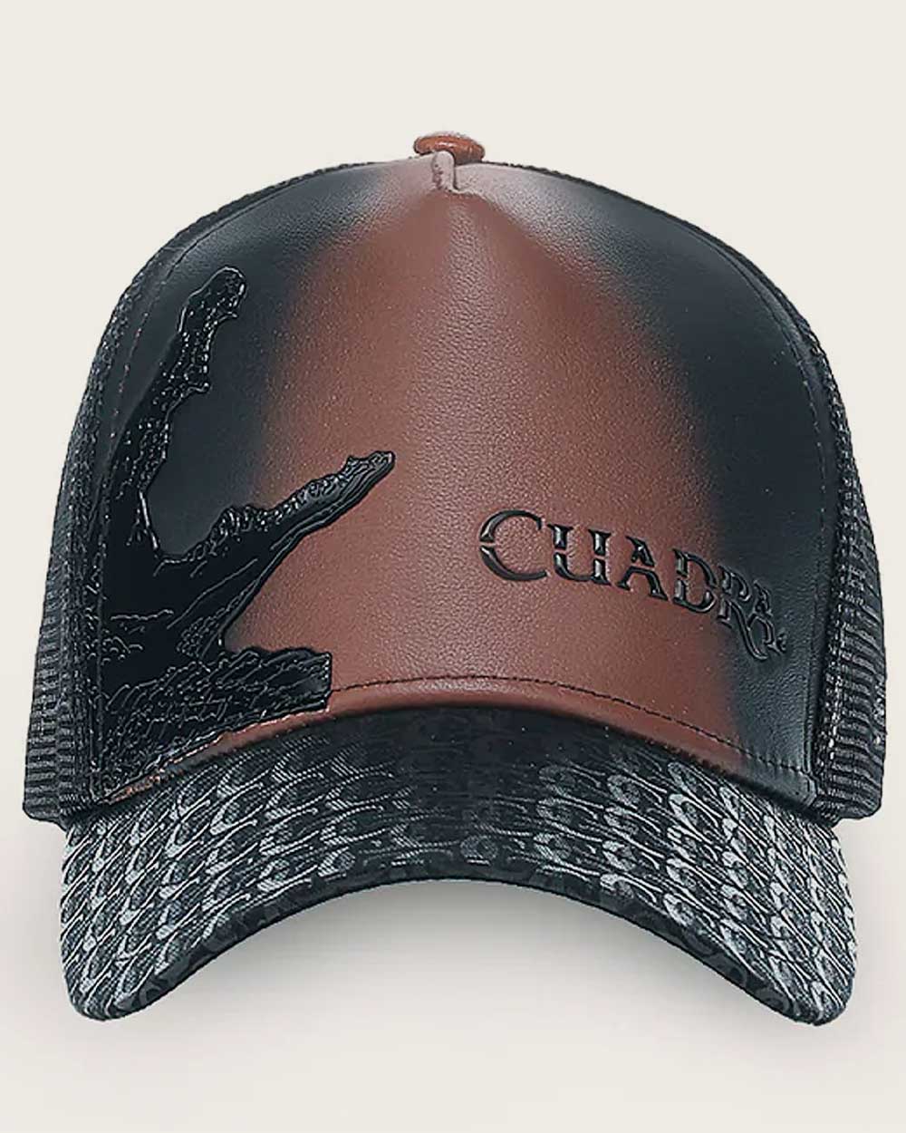 Brown alligator inspiration cap 5 Brown alligator inspiration cap