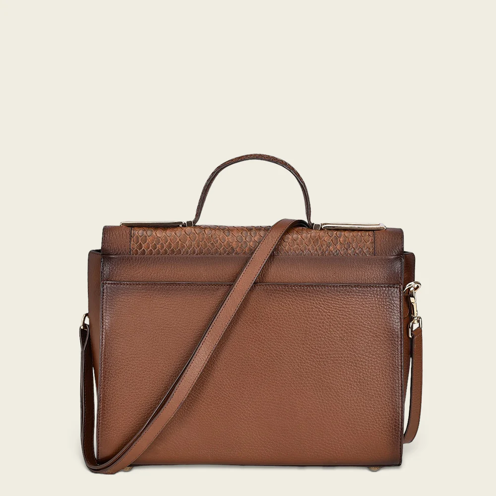 Light brown python top handle handbag 7 Light brown python top handle handbag