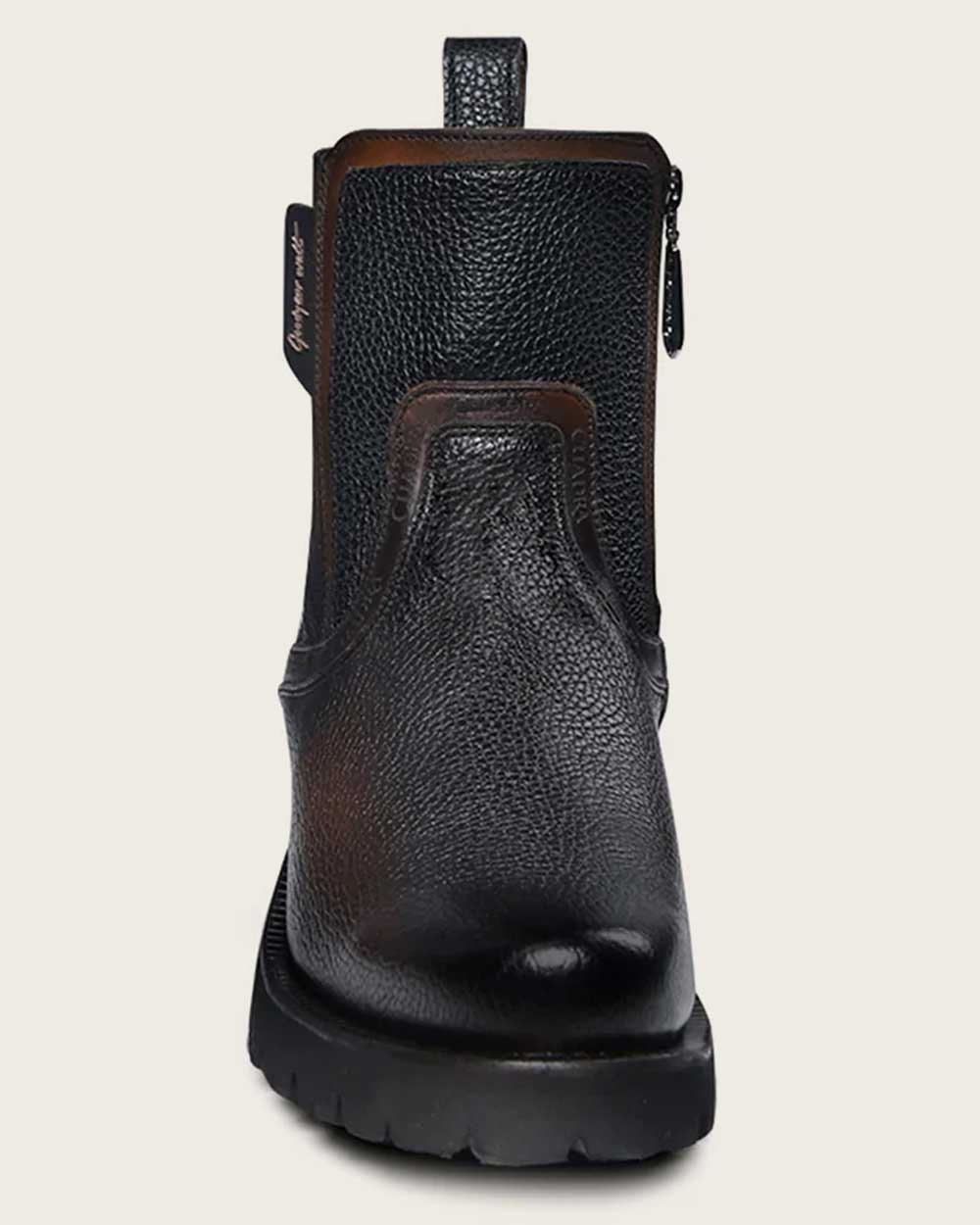 Urban bright finish black boot