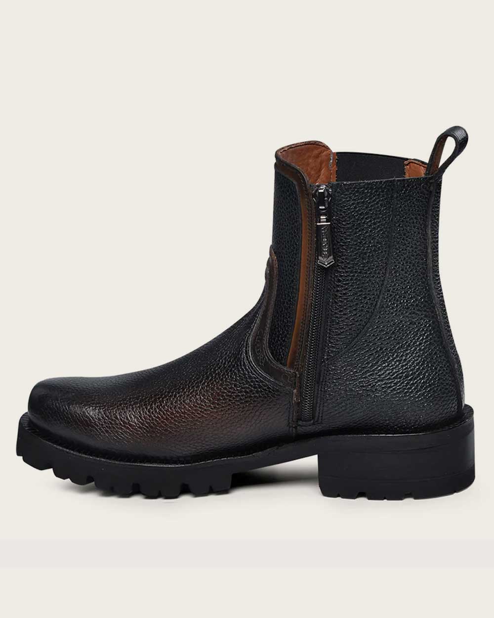 Urban bright finish black boot
