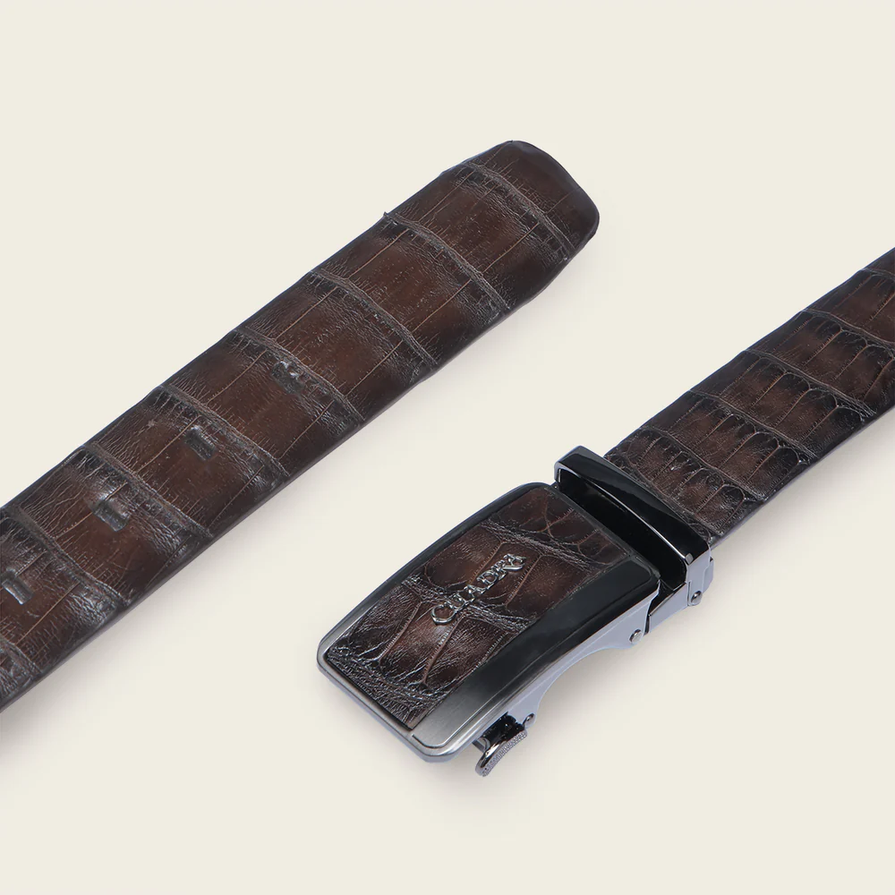Brown elegant ultra exotic belt