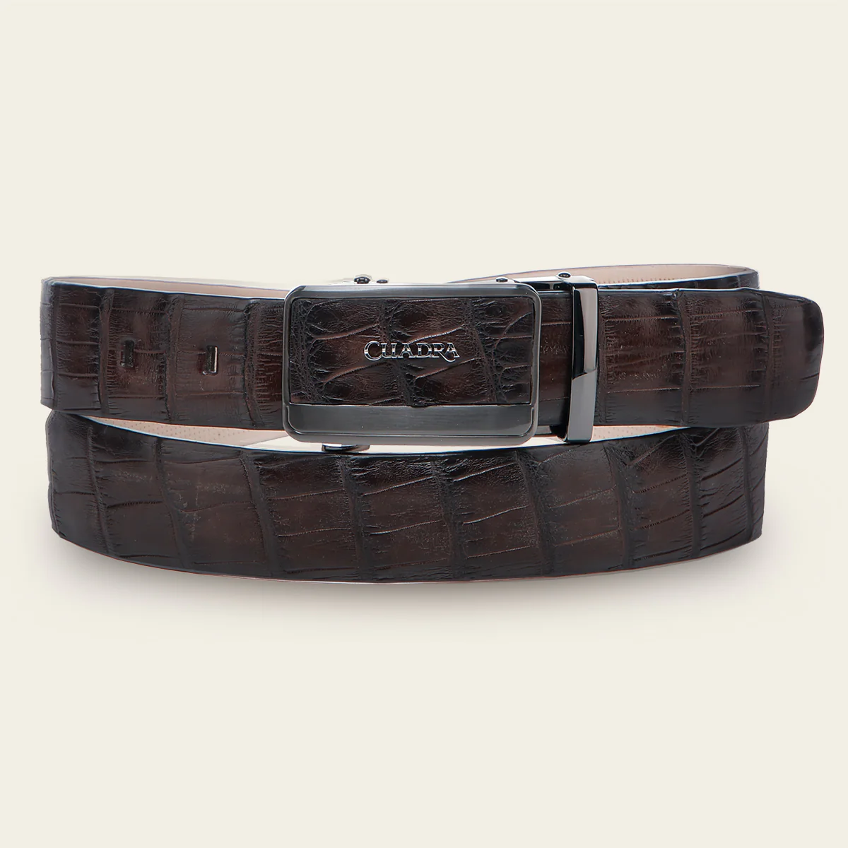 Brown elegant ultra exotic belt