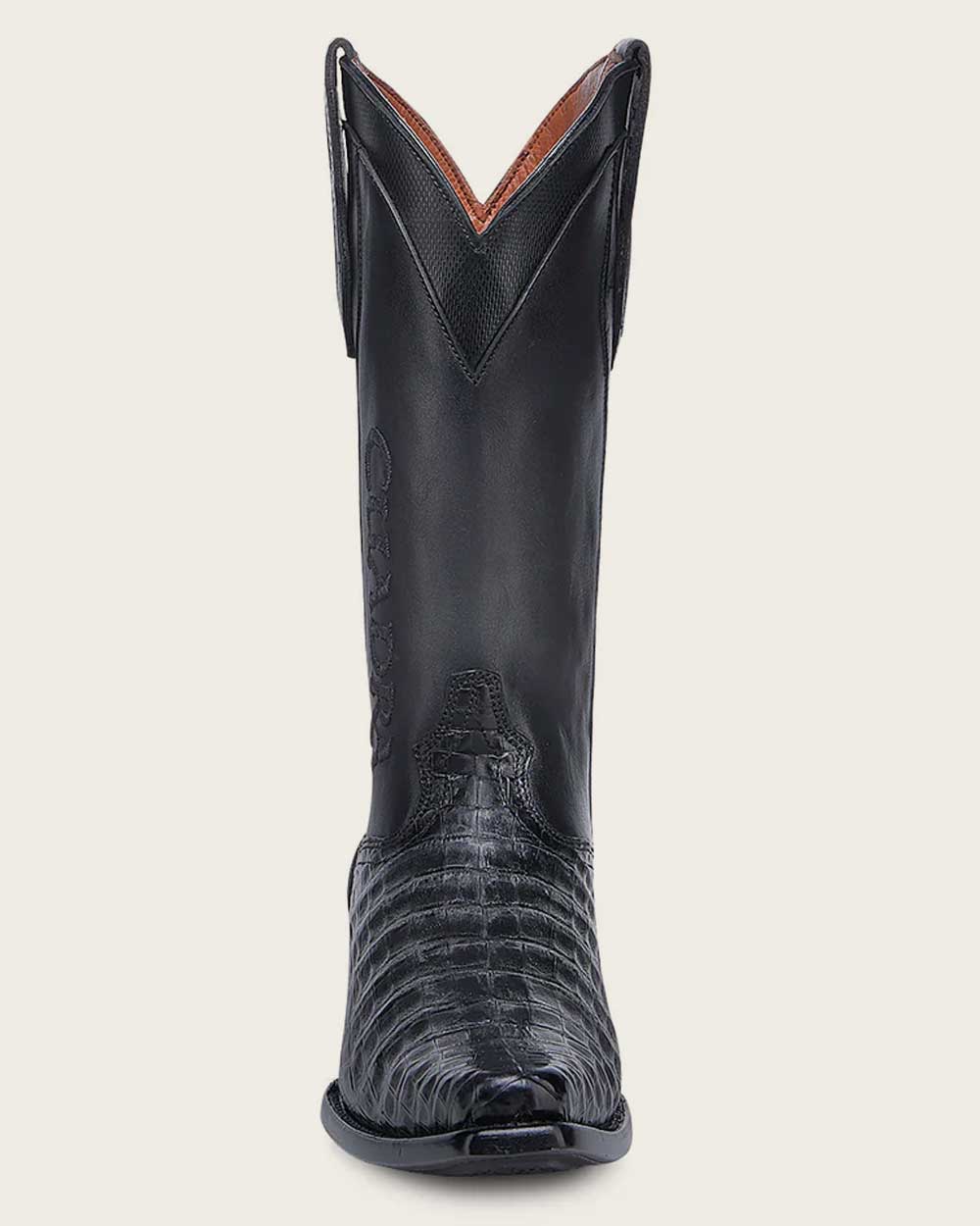 Western embroidered oxford exotic boot