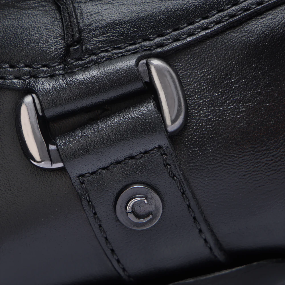 Dress Engraved Black Leather Boot 13 Dress Engraved Black Leather Boot