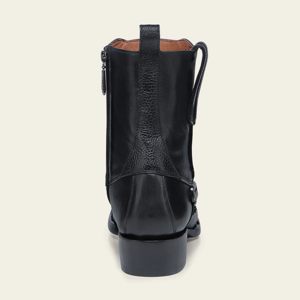 Dress Engraved Black Leather Boot 17 Dress Engraved Black Leather Boot