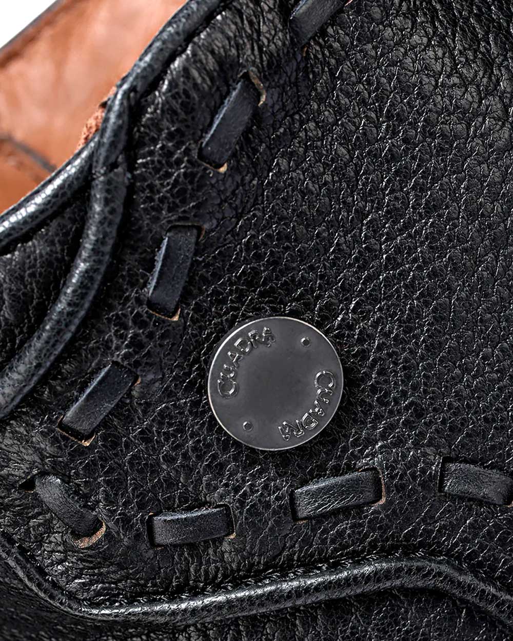 Urban engraved dark brown bovine boot