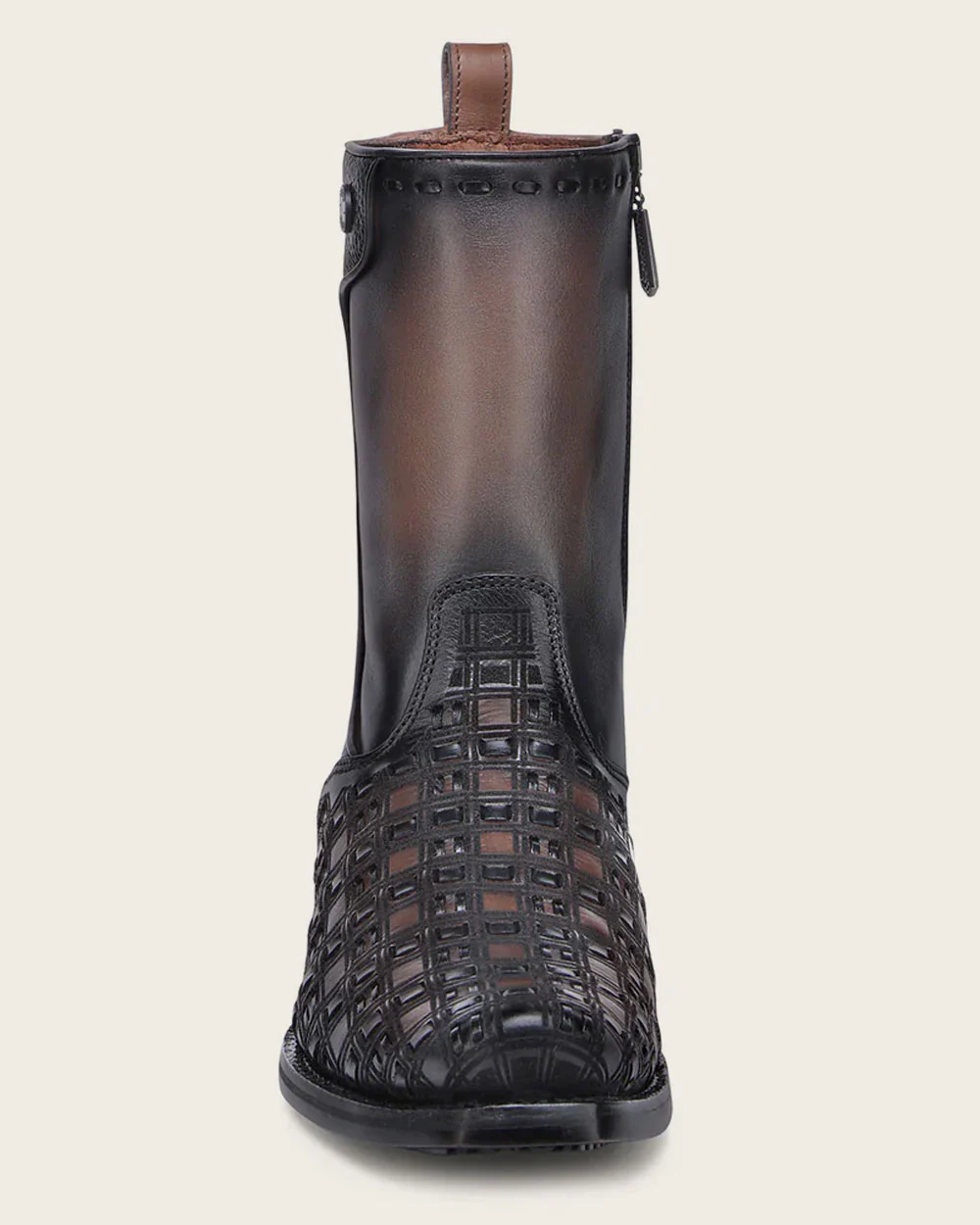 Urban decorated brown boot