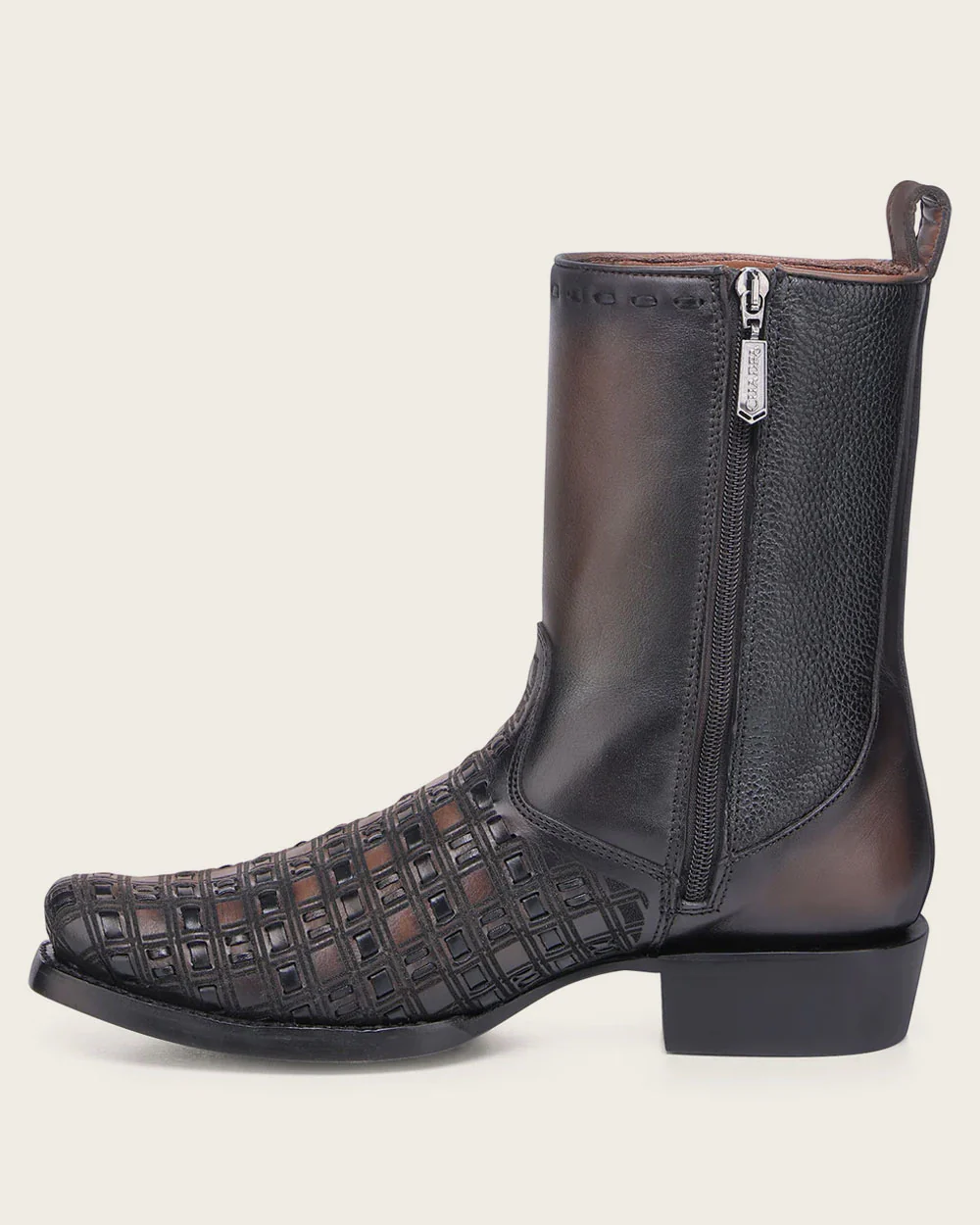 Urban decorated brown boot