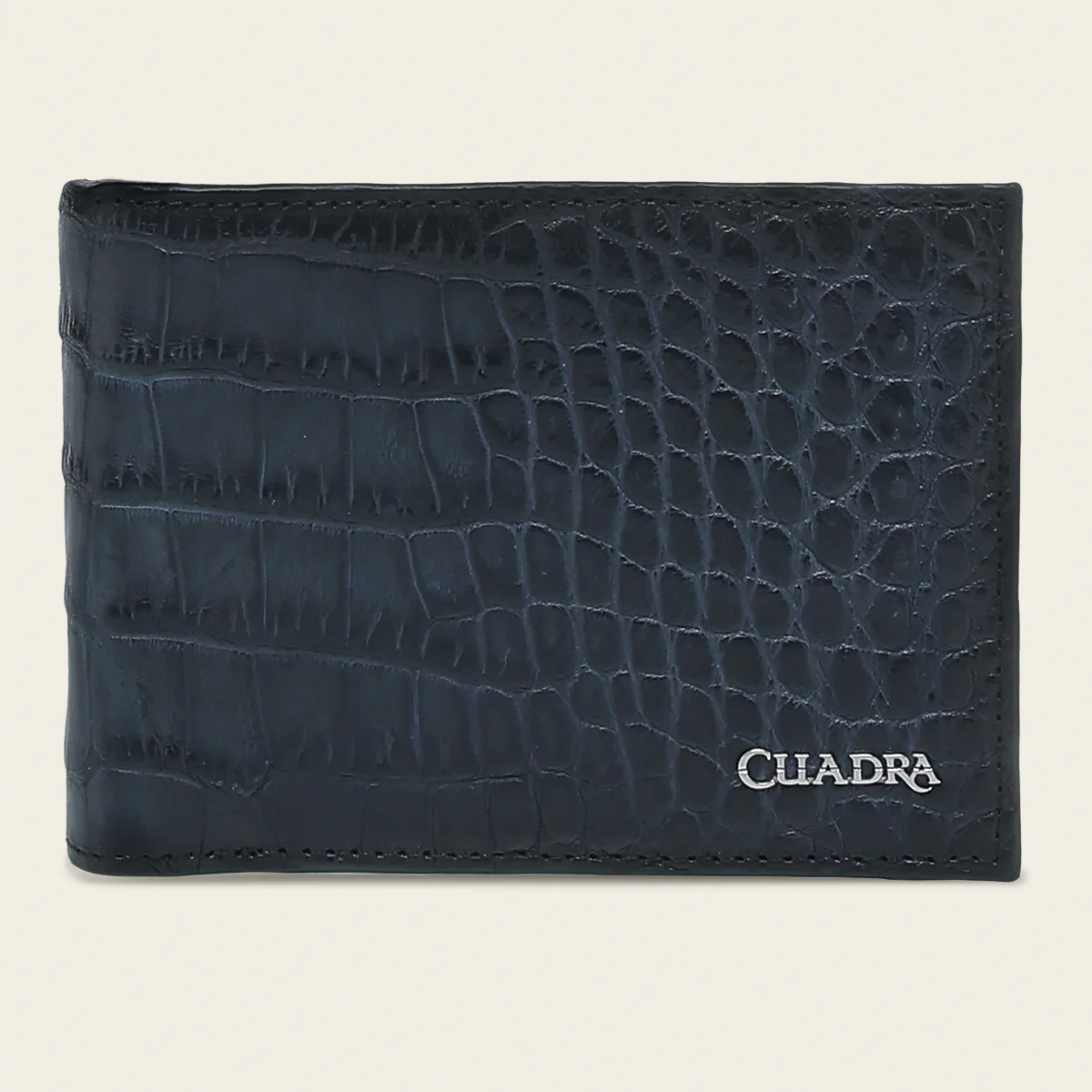 Blue ultra exotic bifold wallet