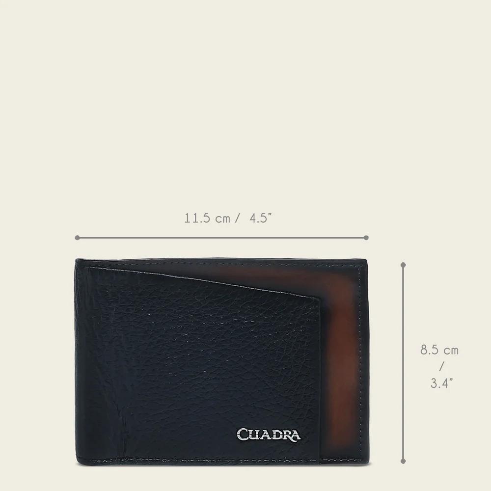 Black bifold bitone deer wallet 7 Black bifold bitone deer wallet
