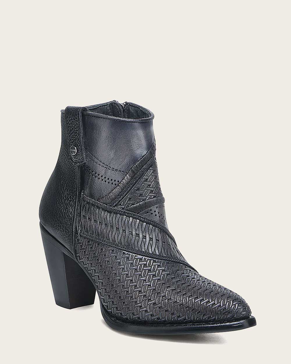 Ankle Oxford decorated bootie