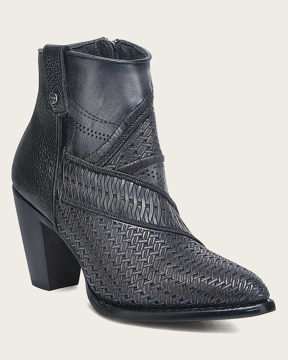 Ankle Oxford decorated bootie
